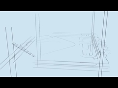 مرشح جيب الهواء، مرشح الصفائح، معدات قطع الإطار الخارجي لملفات الألومنيوم