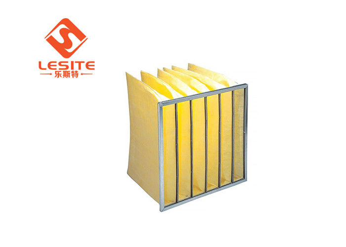 هيكل الشركة ذو السعة الكبيرة القابضة F5 Hepa Bag Filter تدفق هواء كبير